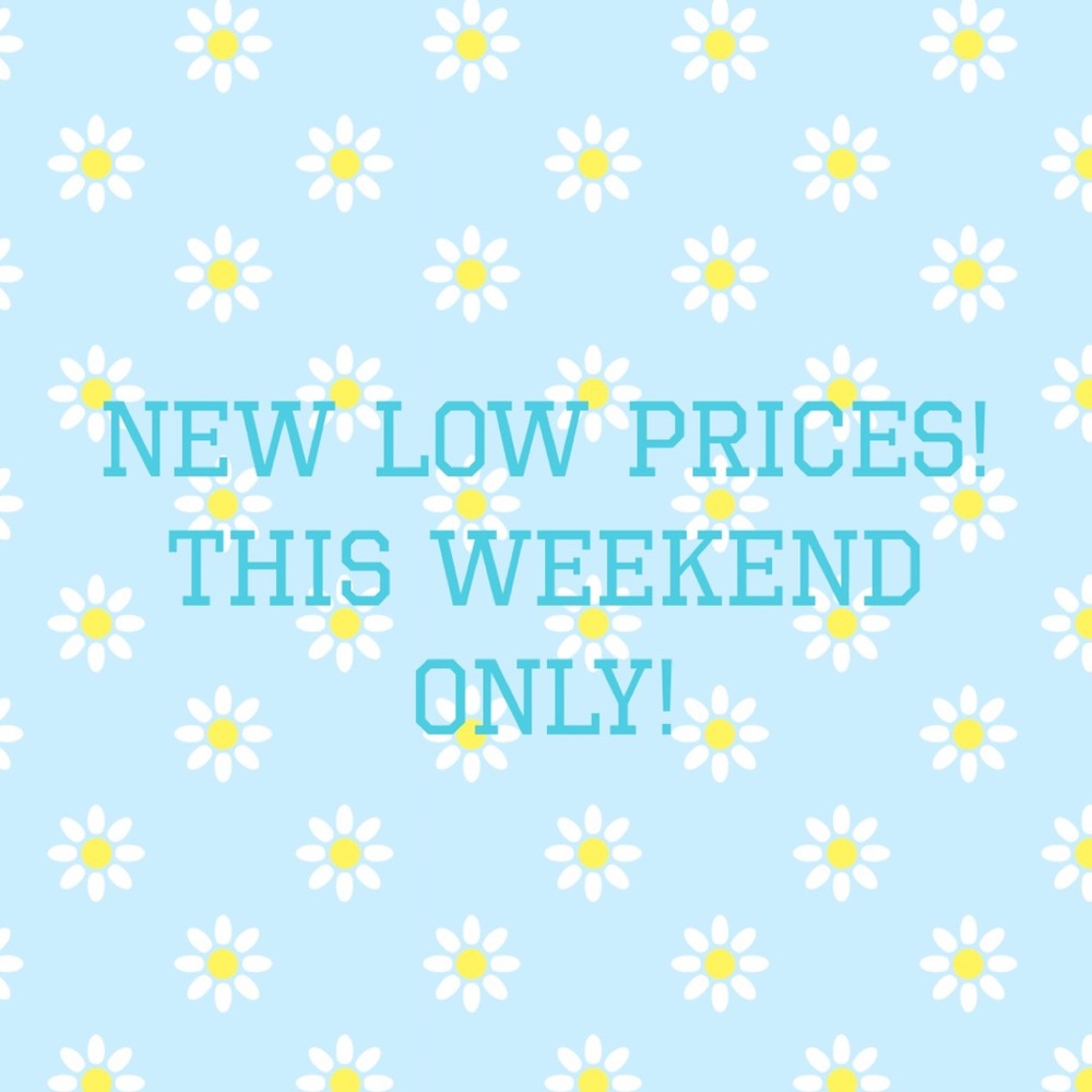 Everything up to 50% off!!